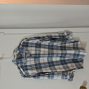 Express Men's Fitted Button Up Shirt